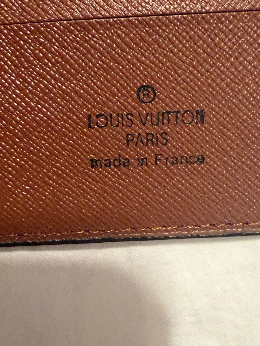 Louis Vuitton Monogram Card & Key Holder in Brown and Tan